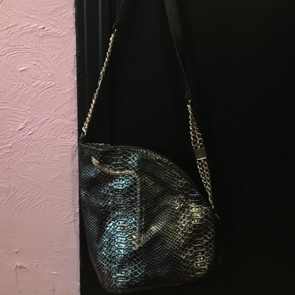 Cute black and silver purse