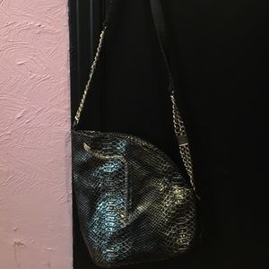 Cute black and silver purse