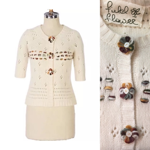 field flower cardigan