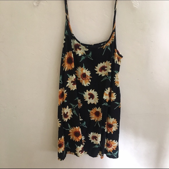 Sunflower shift dress