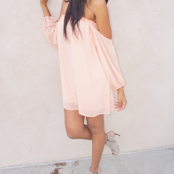 Off the shoulder dress