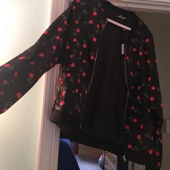 Nasty gal roses bomber jacket - Picture 2 of 3