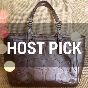 🎉HP! 🎉 Coach Metallic Bag