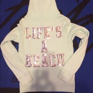 PINK Victoria's Secret Tops - 🆕. Life's a Beach Hoodie