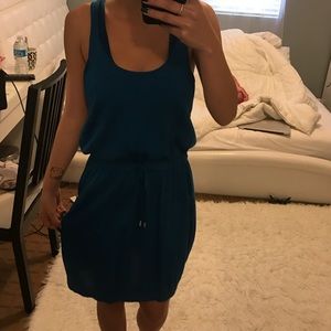 Armani Exchange Teal blue dress