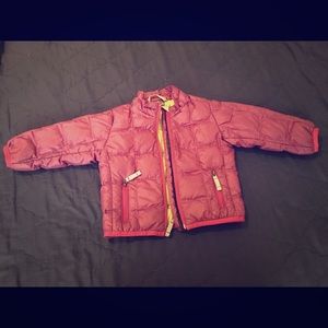 Toddler Eddie Bauer puffer coat, 18 months, purple