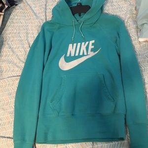 Turquoise Nike hoodie