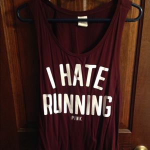 Pink brand exercise top