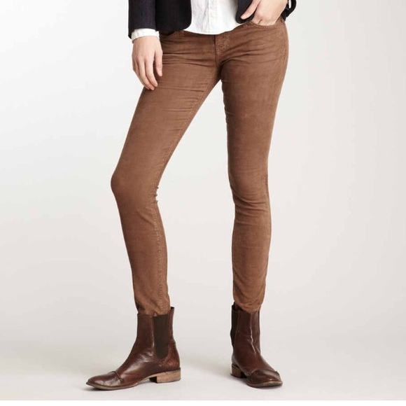 Current Elliot Skinny Corduroy Jeans