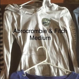 Abrocrombie long sleeve with hood