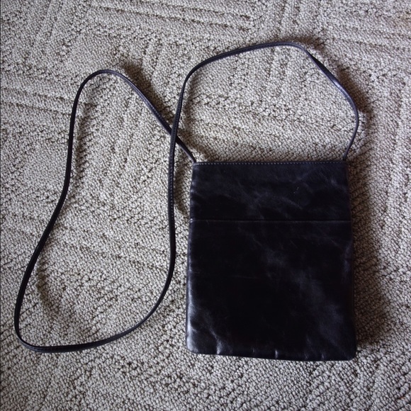HOBO black leather cross body bag
