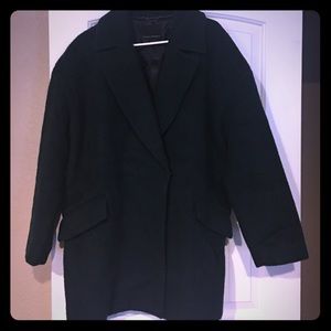 Banana Republic dark green coat