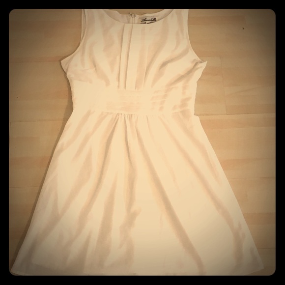 White sleeves A line dress from Francesca's