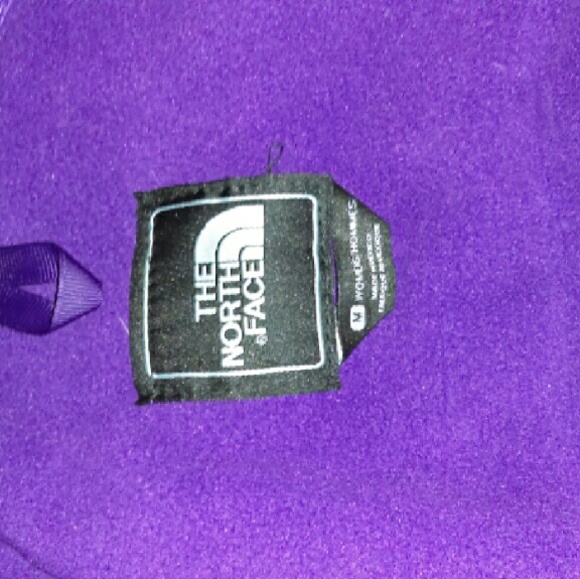 Purple and gray North Face jacket - Picture 2 of 2