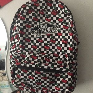 Checkered Cherry Vans Backpack
