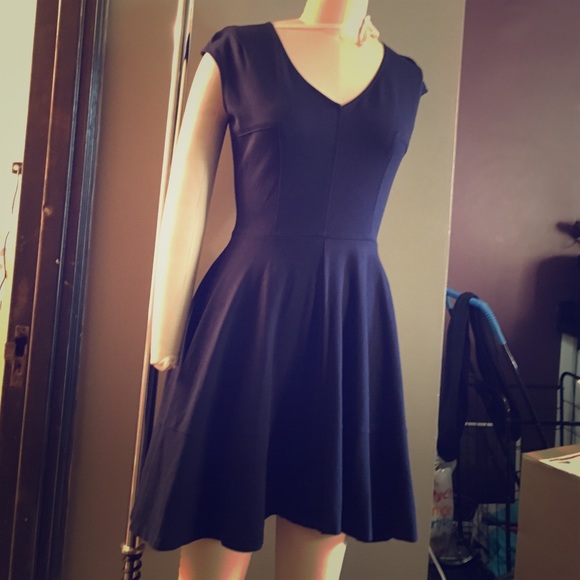 Bar III Dresses & Skirts - Bar lll fit and flare dress in navy
