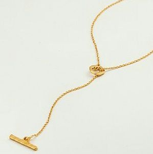 Taner Toggle Lariat Necklace - New in Gift Bag