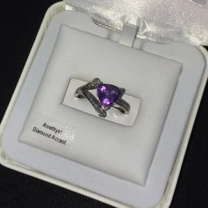 Amethyst Stone Ring