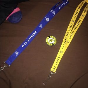 All star-cheerleading lanyards + Pin