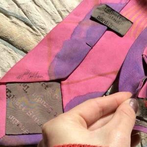 Vintage Accessories - Vintage Handpaint Robert Talbot Nordstrom Art Tie Vintage Accessories - Vintage Handpaint Robert Talbot Nordstrom Art Tie