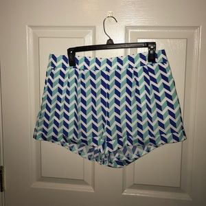 Blue & real patterned shorts (NEVER WORN)