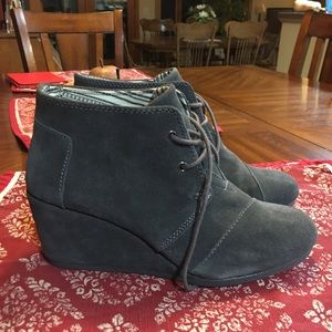 Grey TOMs booties