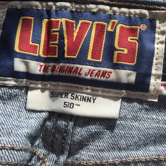 Levi's 510 Super Skinny Jeans (Blue) 32X34