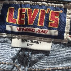 Levi's 510 Super Skinny Jeans (Blue) 32X34
