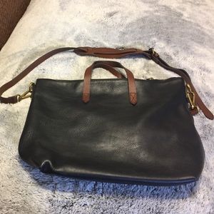 Madewell leather bag. Almost new. Beautiful!