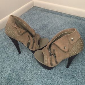One of a kind open heels