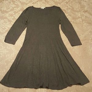 Gray casual dress