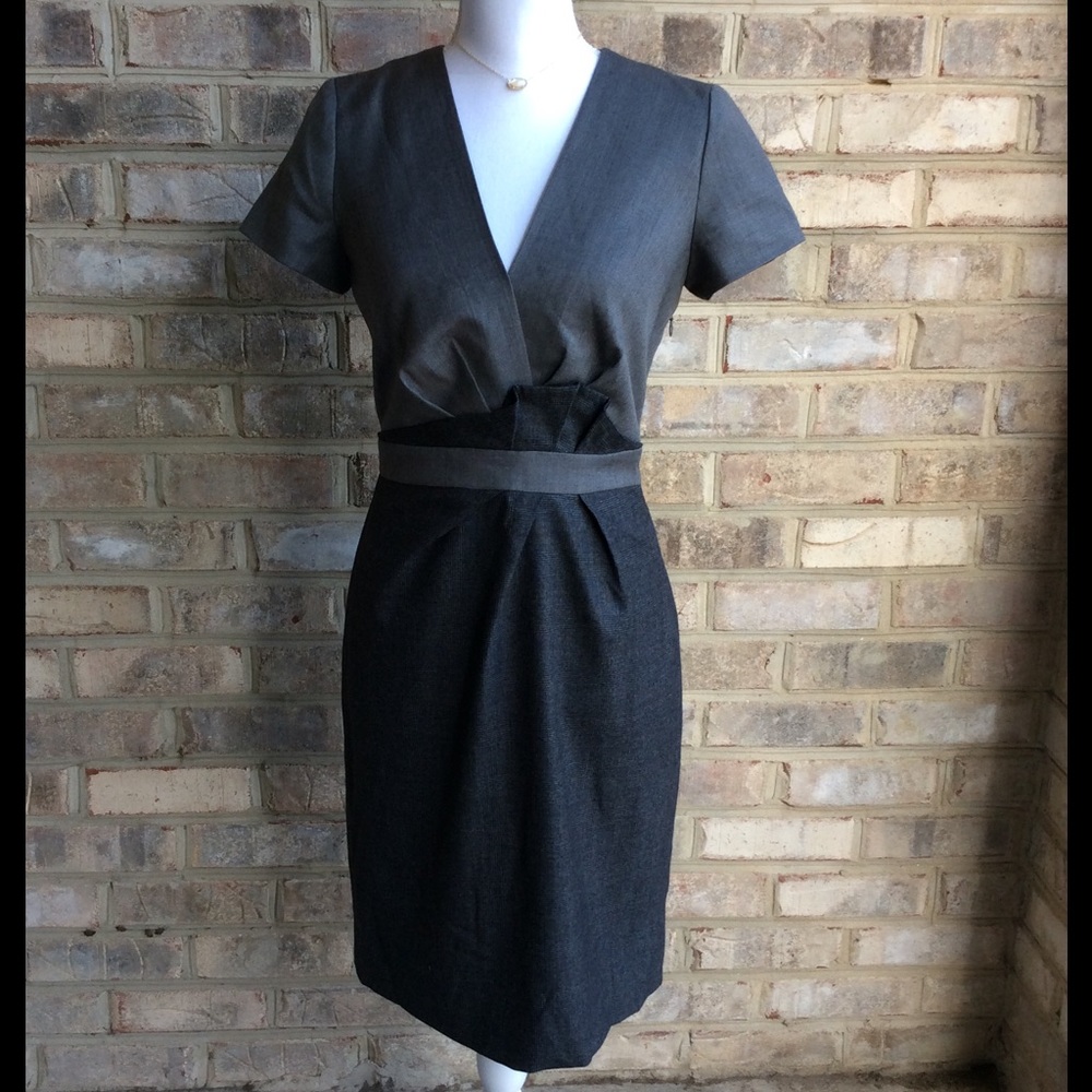 J Crew - Wool dress - grey - sz 2