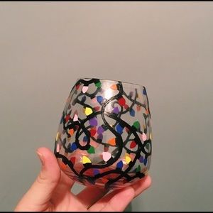 Christmas themed wine glass 🍷
