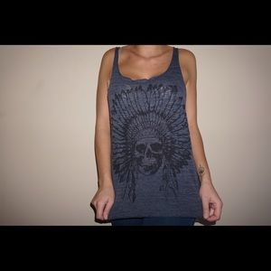 Grey Tribal Tank