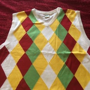 Argyle sweater vest