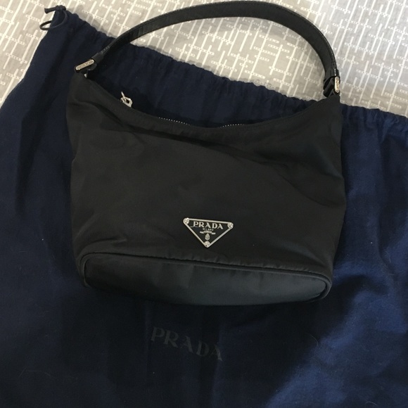 Black Prada mini shoulder bag
