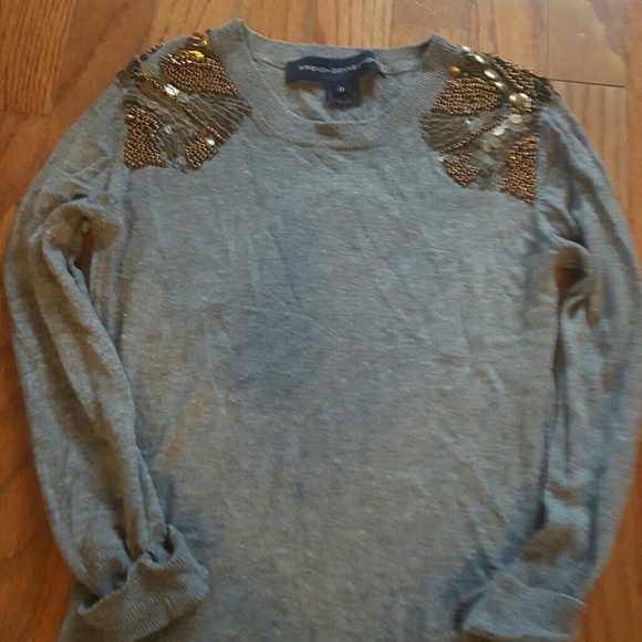 Grey sweater dress/ tunic