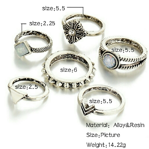 ๐HP๐ Vintage Arrow Ring Set - Picture 2 of 2