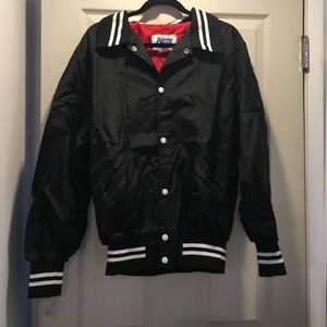 Vintage black bomber jacket