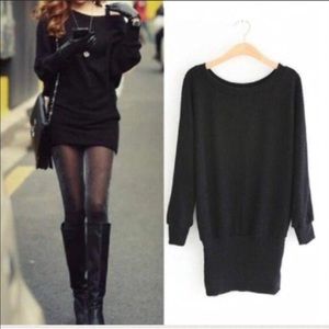Black Dolman Sweater