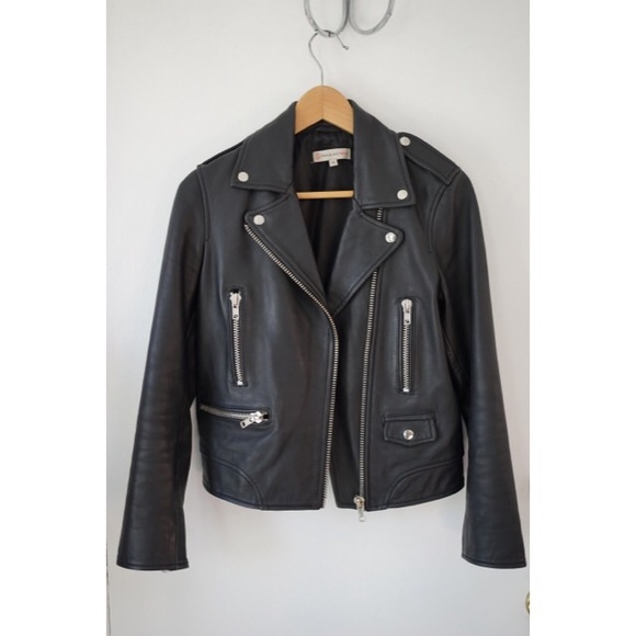 Paul & Joe Sister Leather Moto Jacket (Small)