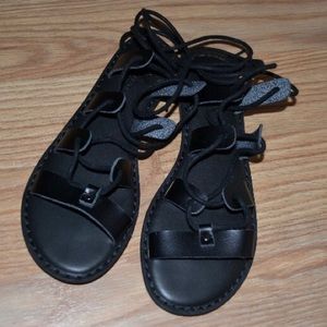 Lace-Up Gladiator Sandals