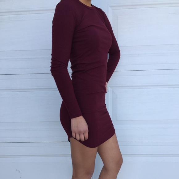 Maroon Bodycon