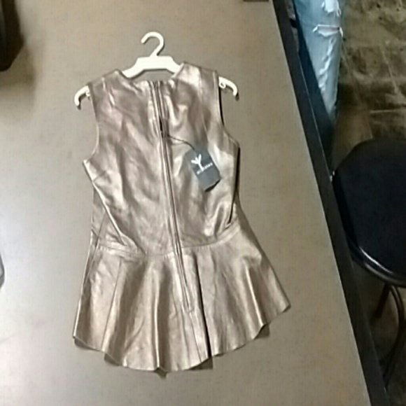 Mk totem tank top bronze lambskin - Picture 1 of 4