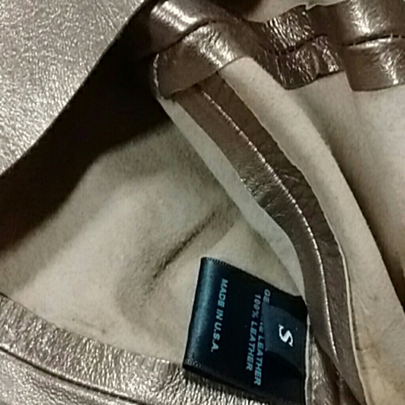 Mk totem tank top bronze lambskin - Picture 2 of 4