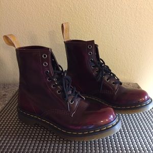 MUST HAVE EDGY BURGUNDY DR MARTENS!