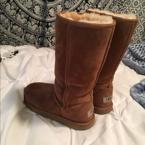 Chestnut UGG tall boots