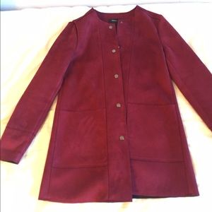 Stylish Red Overcoat