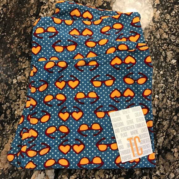 NWT Lularoe Primary Colored Sunglasses Leggings OS
