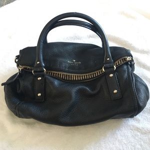 Leather Kate Spade Fold-over bag